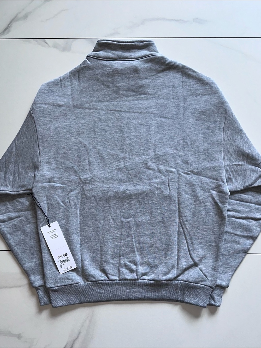 Alo Yoga Accolade 1/4 Zip Pullover Sweatshirt Athletic Heather Grey NWT Size XS - Picture 2 of 11